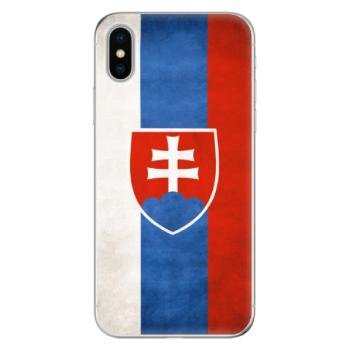 Odolné silikonové pouzdro iSaprio - Slovakia Flag - iPhone X