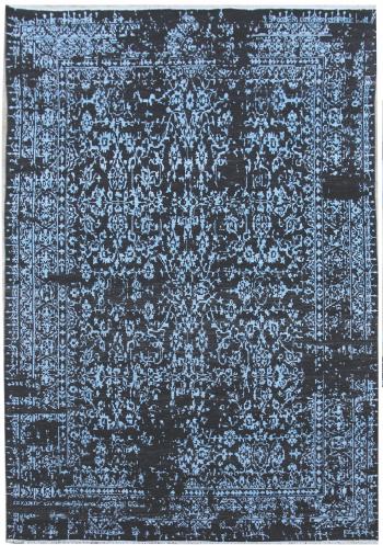 Diamond Carpets koberce Ručně vázaný kusový koberec Diamond DC-JK 1 Denim blue/aqua - 365x550 cm Modrá