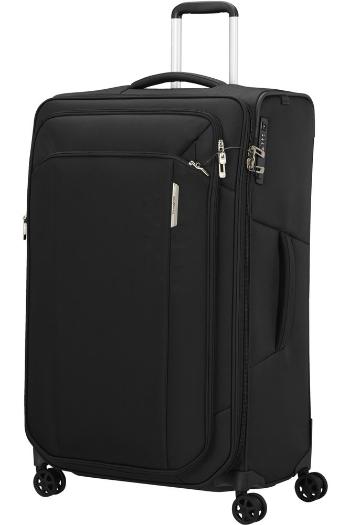 Samsonite Látkový cestovní kufr Respark L EXP 124/140 l - černá