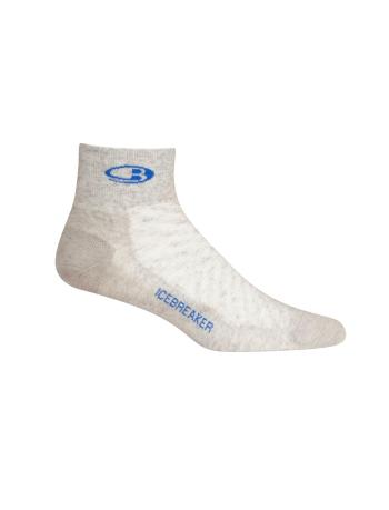 pánské ponožky ICEBREAKER Mens Run+ Ultralight Mini, Ether/Lazurite velikost: S