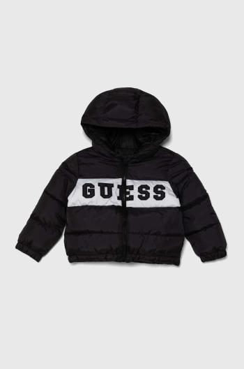 Dětská bunda Guess černá barva, N4YL10 WGB60