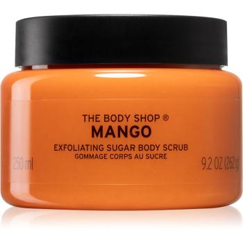 The Body Shop Mango osvěžující tělový peeling s mangovým olejem 250 ml