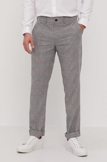Kalhoty Marciano Guess pánské, šedá barva, jednoduché