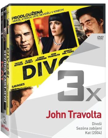 John Travolta kolekce (Divoši, Sezóna zabíjení, Kat) (3 DVD)