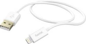 IPad/iPhone/iPod datový kabel/nabíjecí kabel Hama 173640, 1.50 m, bílá