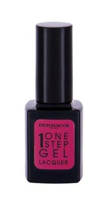 Lak na nehty Dermacol - One Step Gel Lacquer 05 Carmine Red 11 ml 