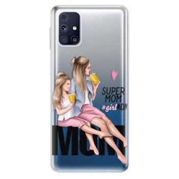 Odolné silikonové pouzdro iSaprio - Milk Shake - Blond - Samsung Galaxy M31s