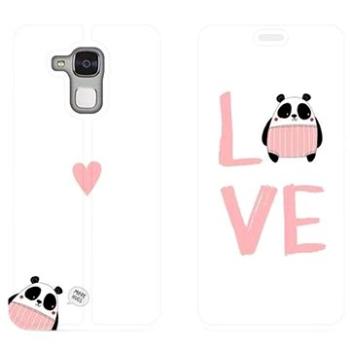 Flipové pouzdro na mobil Honor 7 Lite - MH09S Panda LOVE (5903226750382)