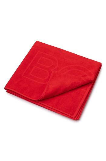 Bavlněný ručník Boss červená barva
