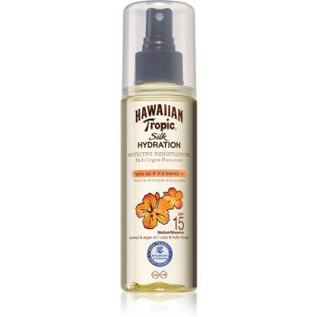 Hawaiian Tropic Silk Hydration opalovací olej na obličej a tělo SPF 15 150 ml