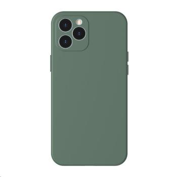 Baseus Liquid Silica Gel Protective Case for Apple iPhone 12 Pro Max 6.7'' Dark Green