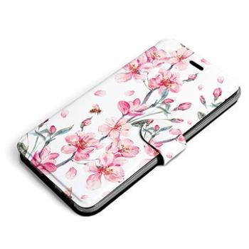 Flipové pouzdro na mobil Xiaomi Redmi 9A - M124S Růžové květy (5903516319633)
