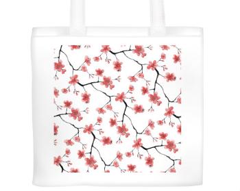 Plátěná nákupní taška Květinový vzor