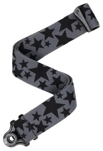 D'Addario Auto Lock Guitar Strap Skater Stars