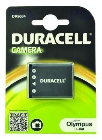 DURACELL Baterie - DR9664 pro Olympus, Nikon NP-45, černá, 630 mAh, 3.7V