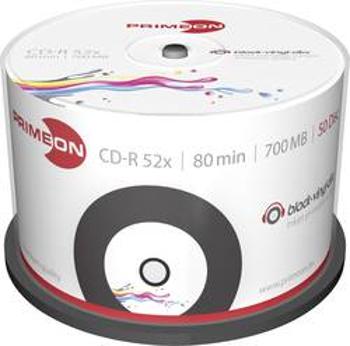 CD-R 80 700 MB Primeon 2761107 50 ks vřeteno vinyl, s potiskem