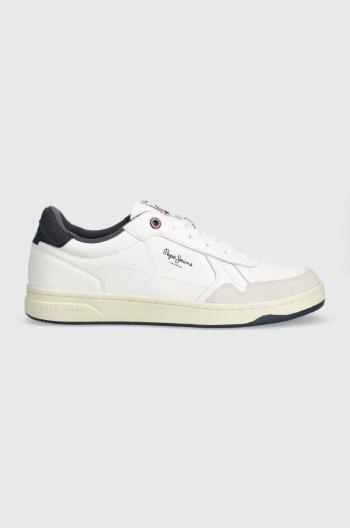 Kožené sneakers boty Pepe Jeans PMS00013 bílá barva, KORE BRIT M