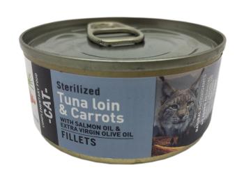 Bravery cat  konzerva STERILISED TUNA loin/carrot jelly salmon - 5 x 70g