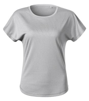 MALFINI Dámské tričko Chance - Stříbrný melír | S