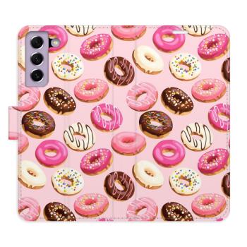 Flipové pouzdro iSaprio - Donuts Pattern 03 - Samsung Galaxy S21 FE 5G