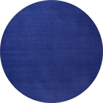 Hanse Home Collection koberce Modrý kulatý kusový koberec Fancy 103007 Blau kruh - 133x133 (průměr) kruh cm