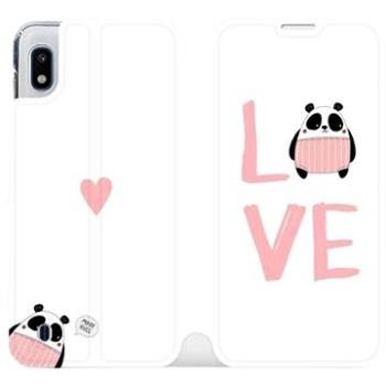 Flipové pouzdro na mobil Samsung Galaxy A10 - MH09S Panda LOVE (5903226879861)