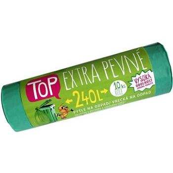 VIPOR LDPE Top Extra pevné 240 l, 10 ks, zelený (8595657600908)