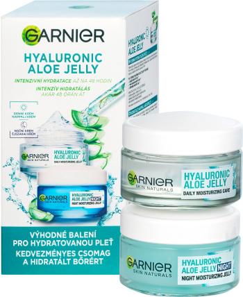 Garnier Hyaluronic Aloe Jelly Duopack, denní a noční pleťový krém 2 x 50 ml