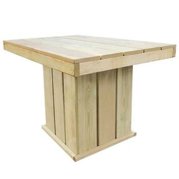  Zahradní stůl 110 x 75 x 74 cm impregnované borové dřevo (44908)
