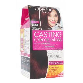 L'Oréal Paris Casting Creme Gloss 48 ml barva na vlasy pro ženy 360 Black Cherry na barvené vlasy; na všechny typy vlasů