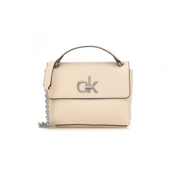 Calvin Klein Calvin Klein dámská béžová crossbody Re - Lock Conv Crossbody Md