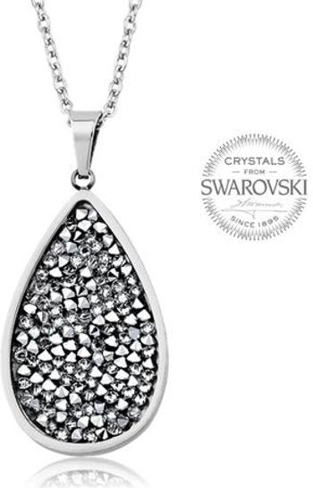 Levien Okouzlující náhrdelník s krystaly SS Rocks Pear 24 crystal