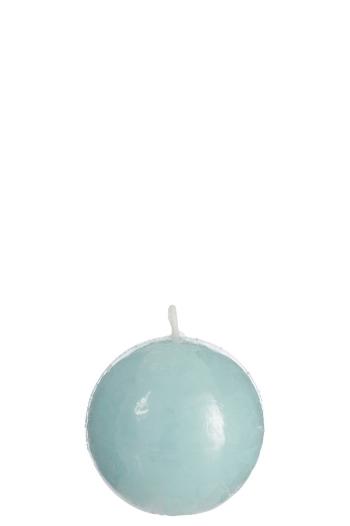 Modrá kulatá svíčka Aqua   S  Ø - *6,5*6,5 cm/16H  63285