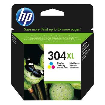 HP N9K07AE - originální cartridge HP 304-XL, barevná, 7ml