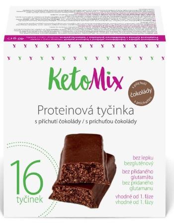 KetoMix Proteinové tyčinky s příchutí čokolády 16 x 40 g