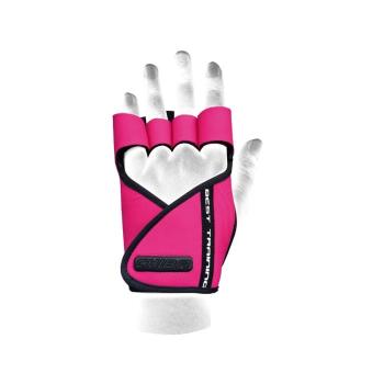 Dámské fitness rukavice Lady Motivation Pink M - CHIBA