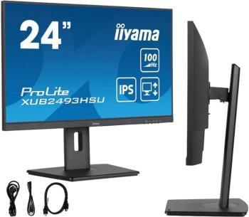 PC monitor IPS LED iiyama ProLite XUB2493HSU-B6 24" - Lehce poškozená krabička, výrobek bez vad