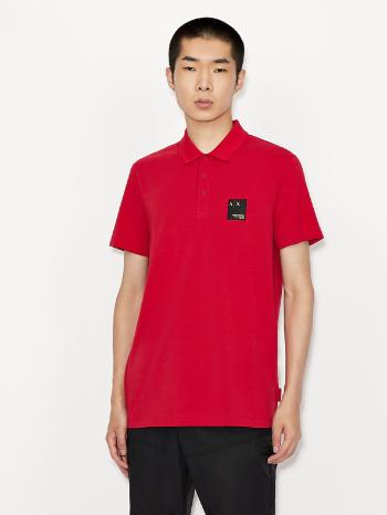 Armani Exchange Polo triko Červená