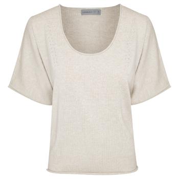 dámské merino triko krátký rukáv ICEBREAKER Wmns Flaxen SS Crewe Sweater, Twig (vzorek) velikost: M