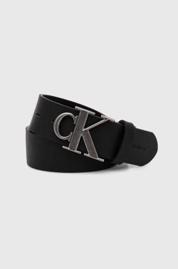 Kožený pásek Calvin Klein Jeans černá barva, K50K512067