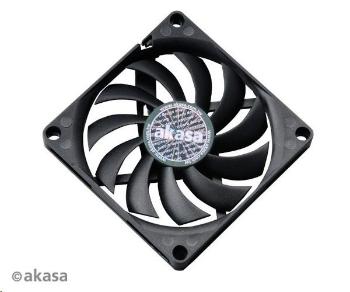 AKASA ventilátor Slimfan, 80 x 10mm, kluzné ložisko, pro HTPC systémy