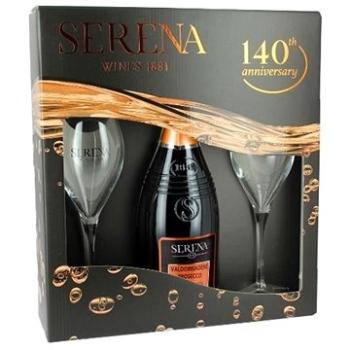TERRA SERENA Prosecco Serena 1881 Valdobbiadene DOCG + 2 skleničky l (8010719017369)