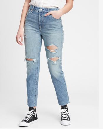 GAP Slim Boyfriend Jeans Modrá