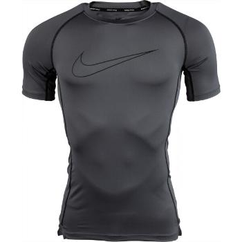 Nike NP DF TIGHT TOP SS M Pánské tréninkové tričko, tmavě šedá, velikost XL