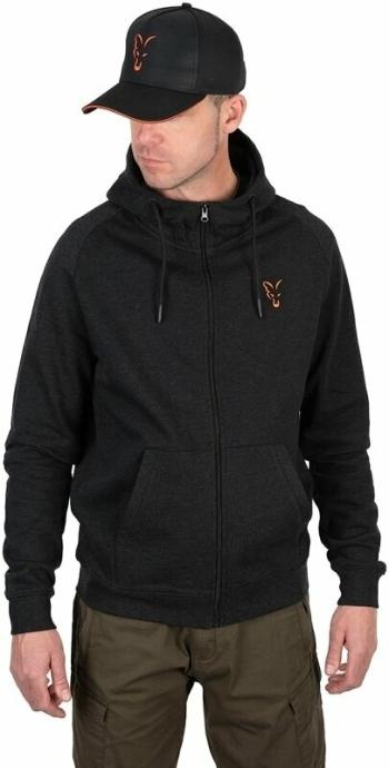 Fox Fishing Mikina Collection LW Hoody Black/Orange 2XL