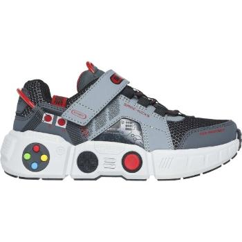 Skechers GAMETRONIX Dětská vycházková obuv, šedá, velikost