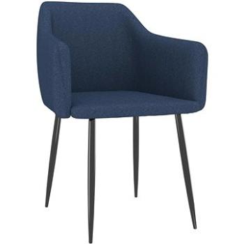 Jídelní židle 4 ks modré textil (3068667)