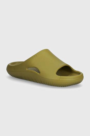 Pantofle Crocs Mellow Recovery Slide zelená barva, 208392