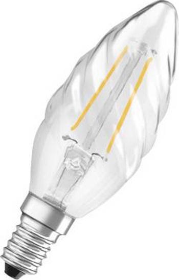 LED žárovka OSRAM 4052899941595 230 V, E14, 2 W = 23 W, teplá bílá, A++ (A++ - E), tvar svíčky, točený, vlákno, 1 ks