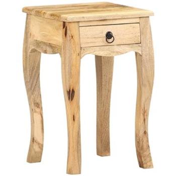 Noční stolek 28 × 28 × 46 cm masivní mangovníkové dřevo (321707)